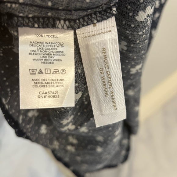 LOFT Floral Cinched Midi Dress - Picture 10 of 10